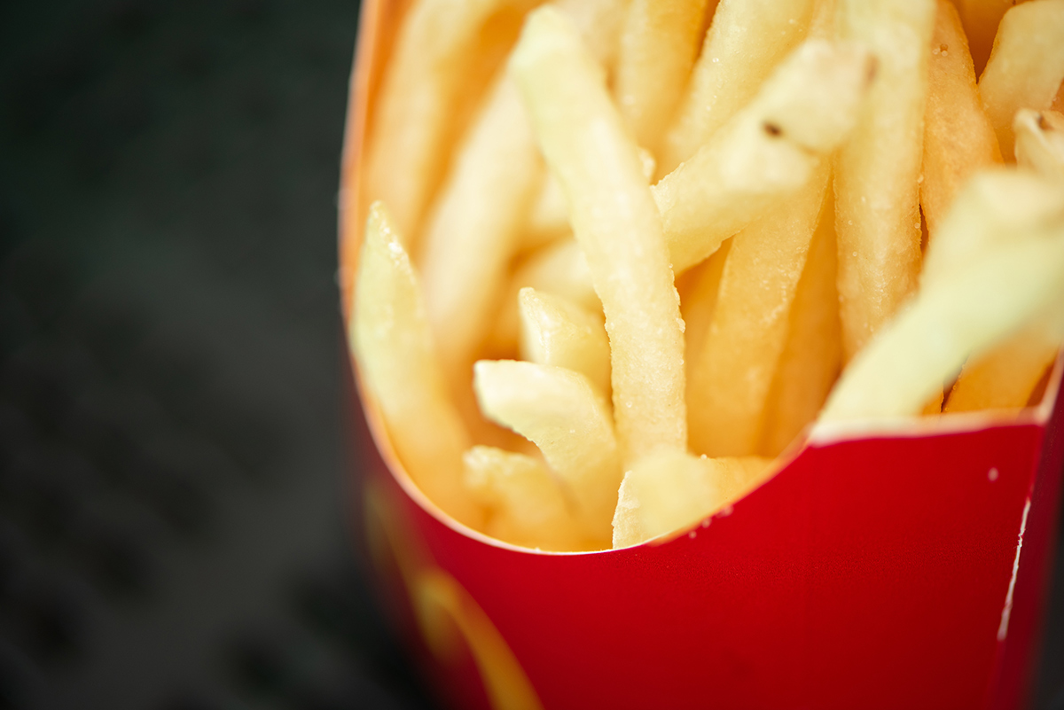 Close up of McDonald's French fries.