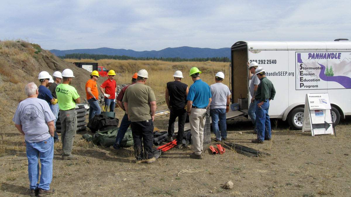 The Panhandle SEEP program on a field project.