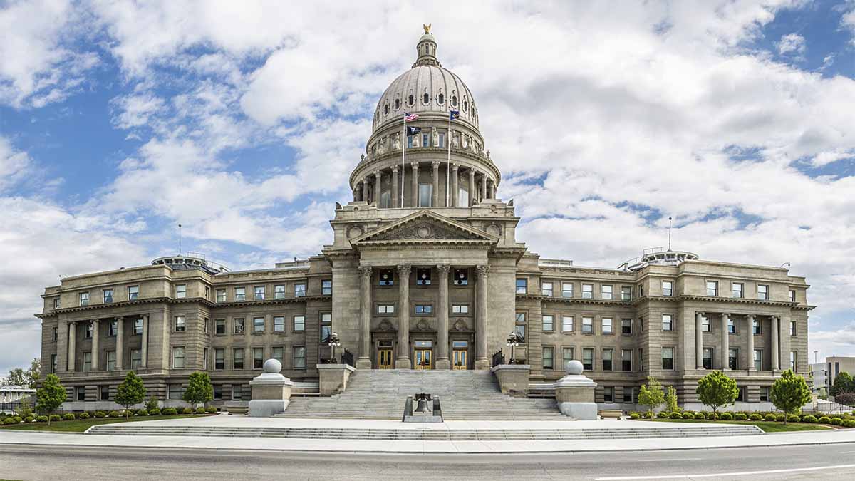 The Idaho Capitol building.