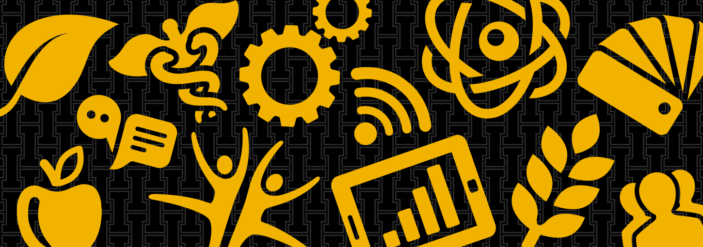 Icons representing degree areas