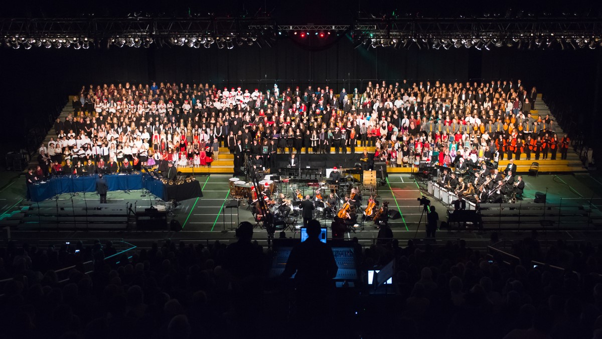 Holiday concert in the ASUI Kibbie Activity Center