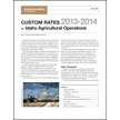Custom Rates for Idaho Agricultural Operations: 2013-2014