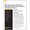 Risk Assessment and Decision-Making Guidelines for Dairy Risk Management: Part 2