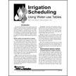 Irrigation Scheduling Using Water-Use Tables