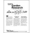 Conduct Your Own Garden Research