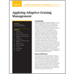 Applying Adaptive Grazing Management