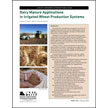 Dairy Manure Applications in Irrigated Wheat Production Systems