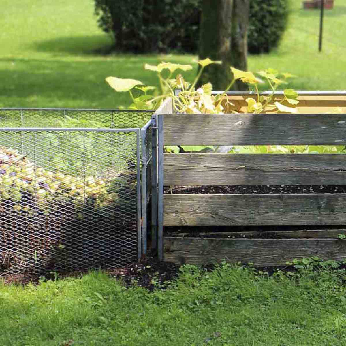 Example of composting bin system.