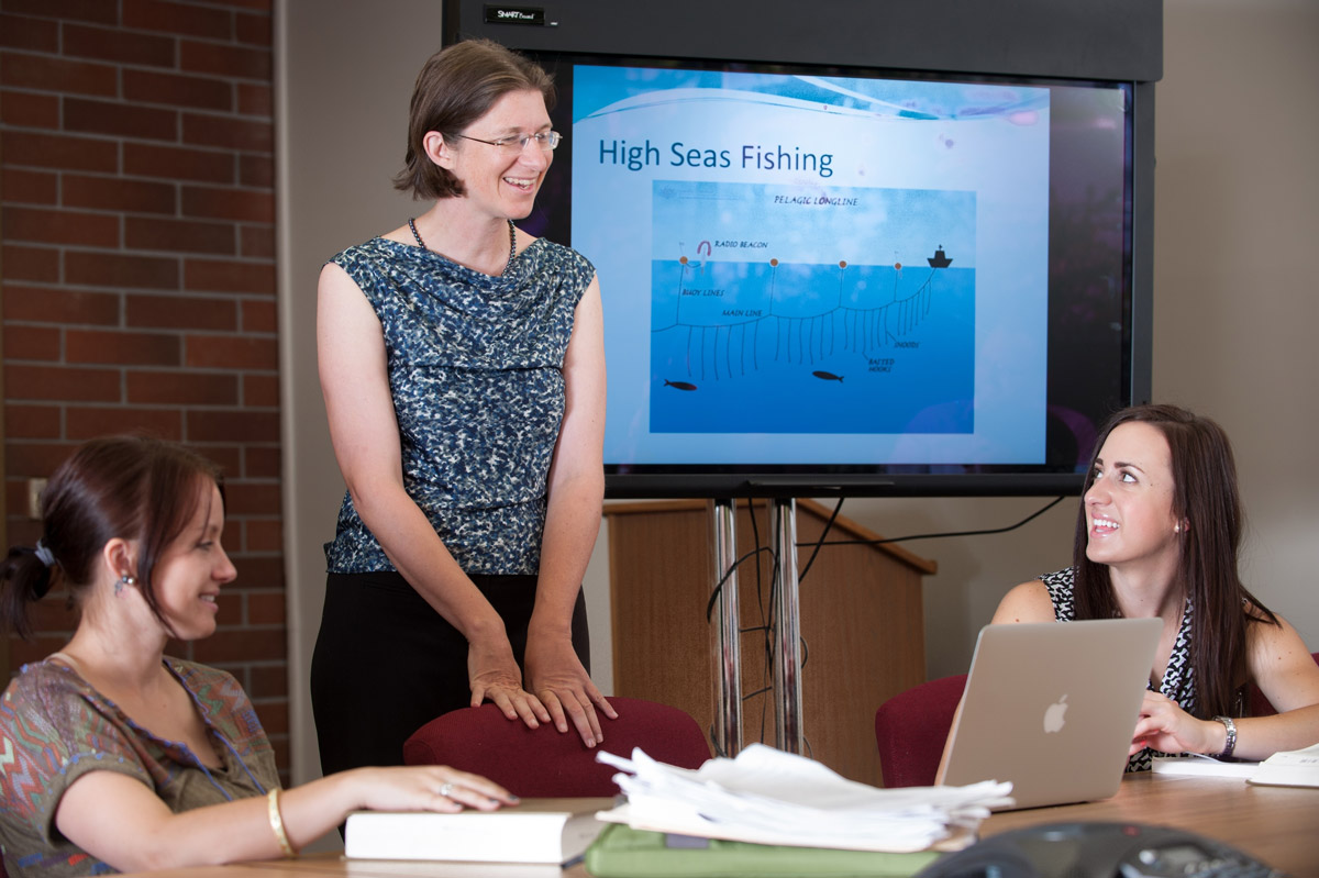 Anastasia Telesetsky speaking about High Seas Fishing