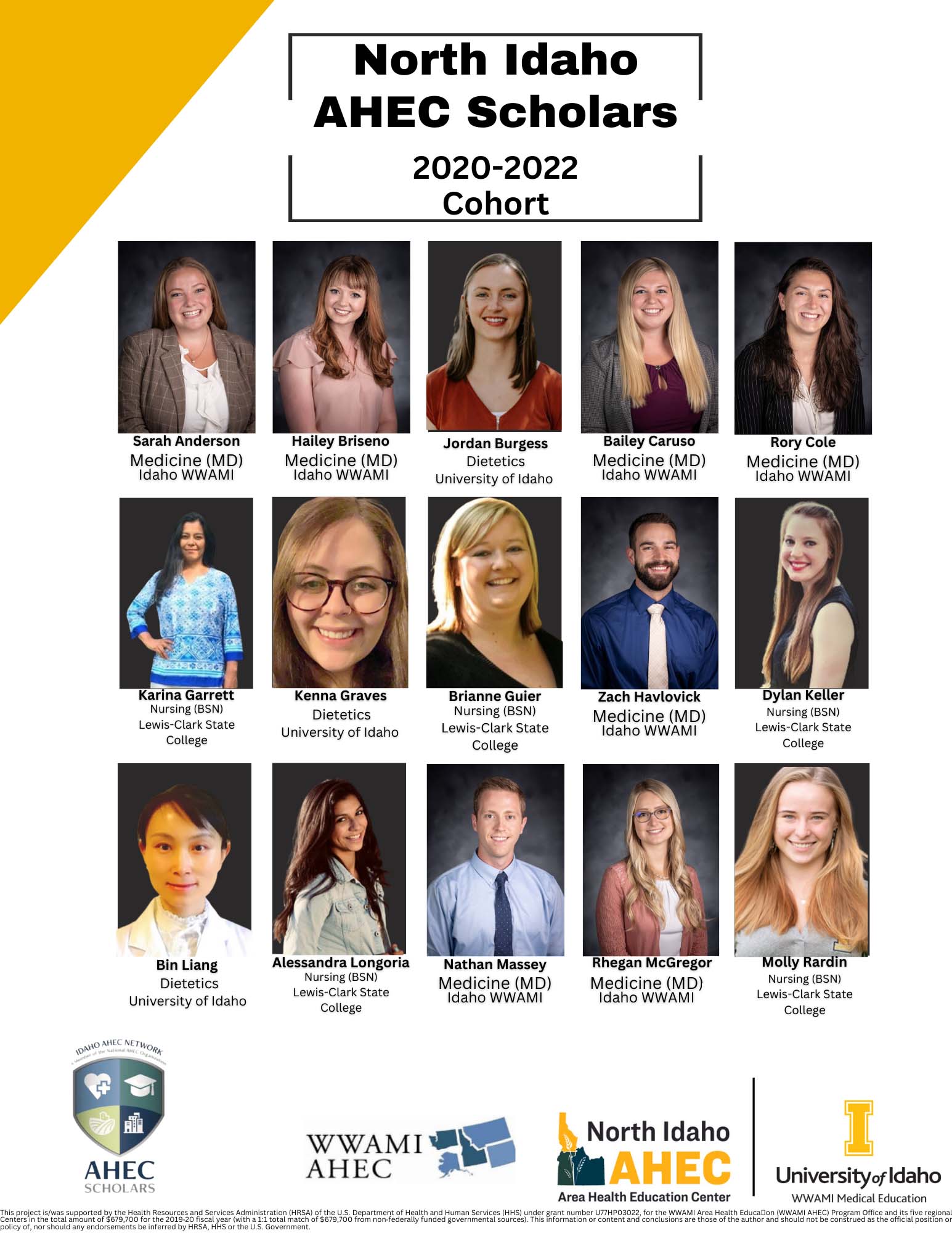 AHEC Scholars 2020-2022