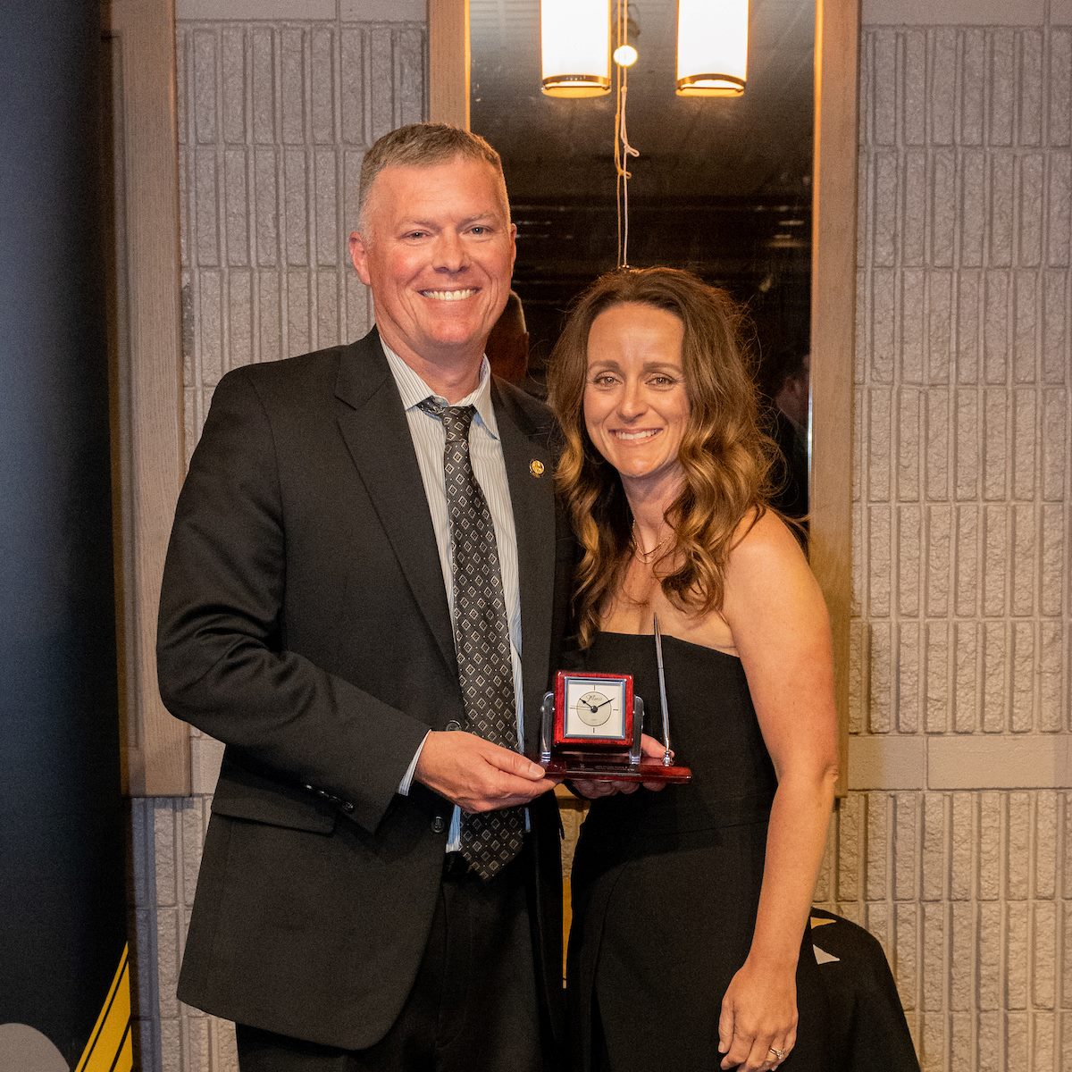 Award recipient Travis Thompson
