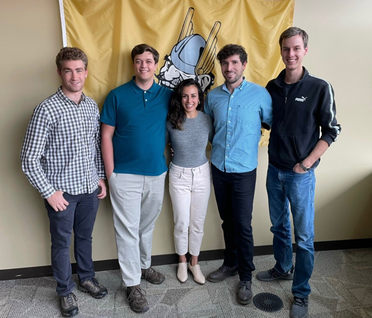 The VandalEyes team: Tais Mitchell, Jason Talford, Mallory Buscemi, Joseph Sedillo and Andrew Miller