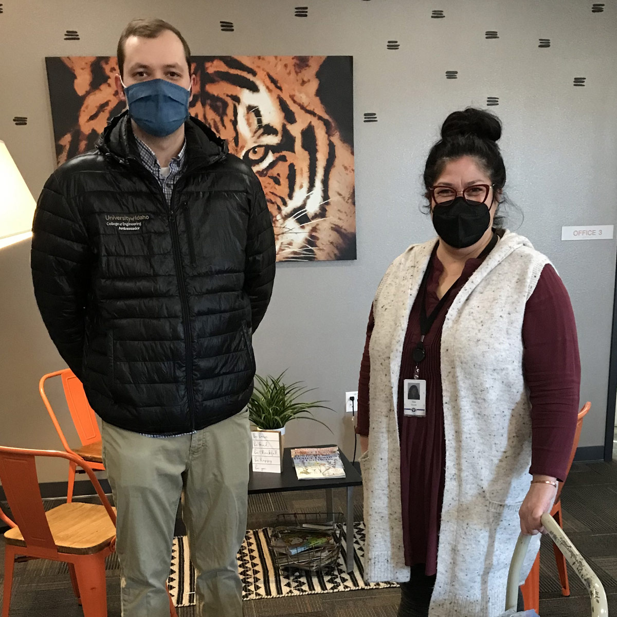 Brandon Hilliard and Donna Stolaroff