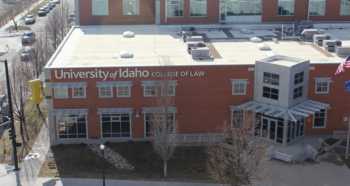 The College of Law building on Front Street