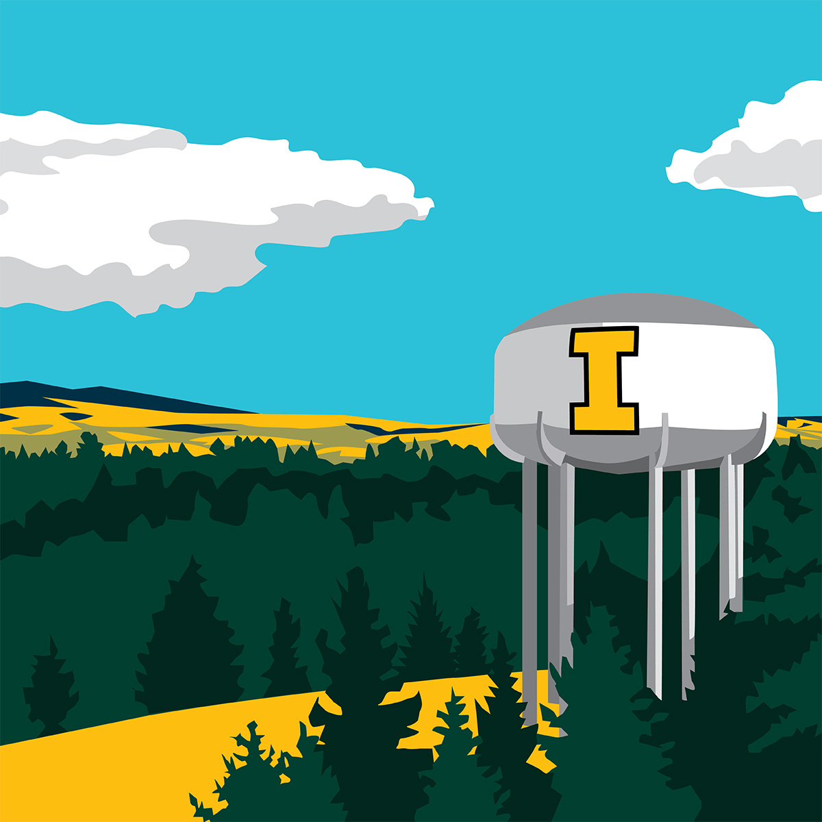 I Tower Illustration