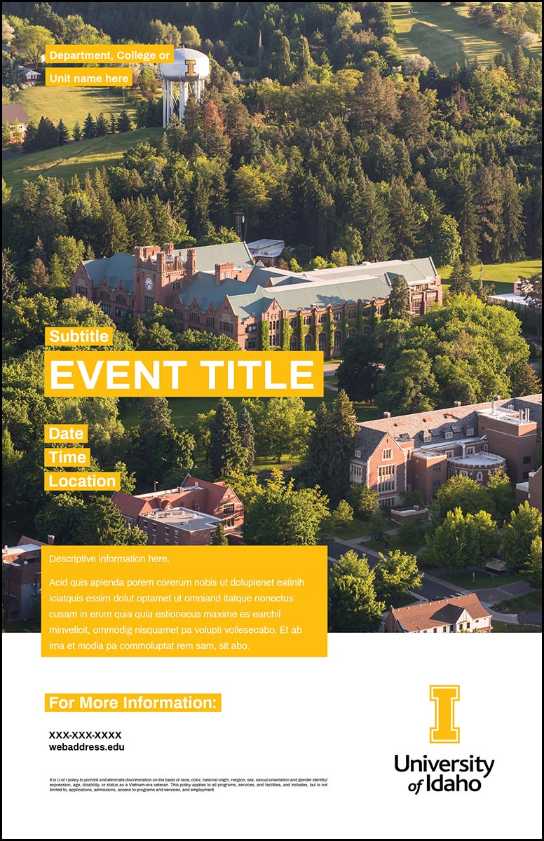 Poster Template Photo Event
