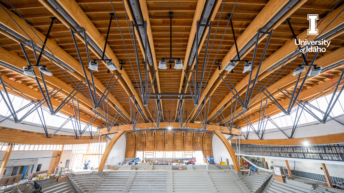 The ICCU Arena's interior.