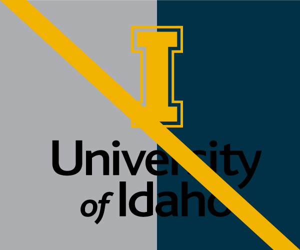 Do not place University of Idaho logo on distracting background