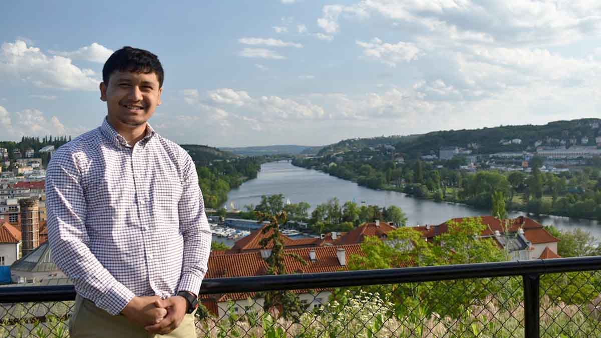 University of Idaho student Bishal Thapa has overcome change and uncertainty to prosper as an agricultural education and biological engineering student in Moscow, Idaho — 7,000 miles from his home in Nepal
