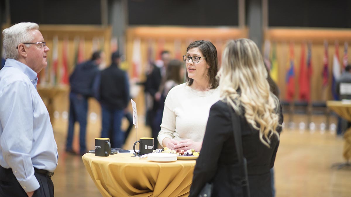 The CALS Networking Night is a great opportunity to meet with potential employers and hone your skills in self-promotion.