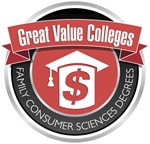 Ranked 4th in the nation for great value family and consumer sciences programs.