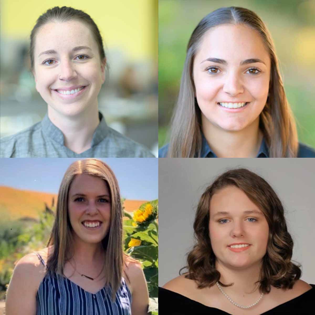 FCS honored several students with outstanding student awards: Beth Ropski, outstanding graduate teaching assistant; Brittney Anderson, outstanding senior; Sarah Michaels, outstanding junior; Kaylee Flodin, outstanding sophomore.