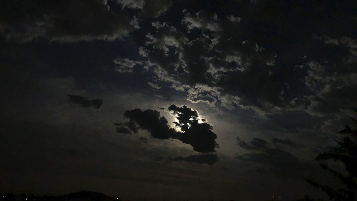 moonlit clouds