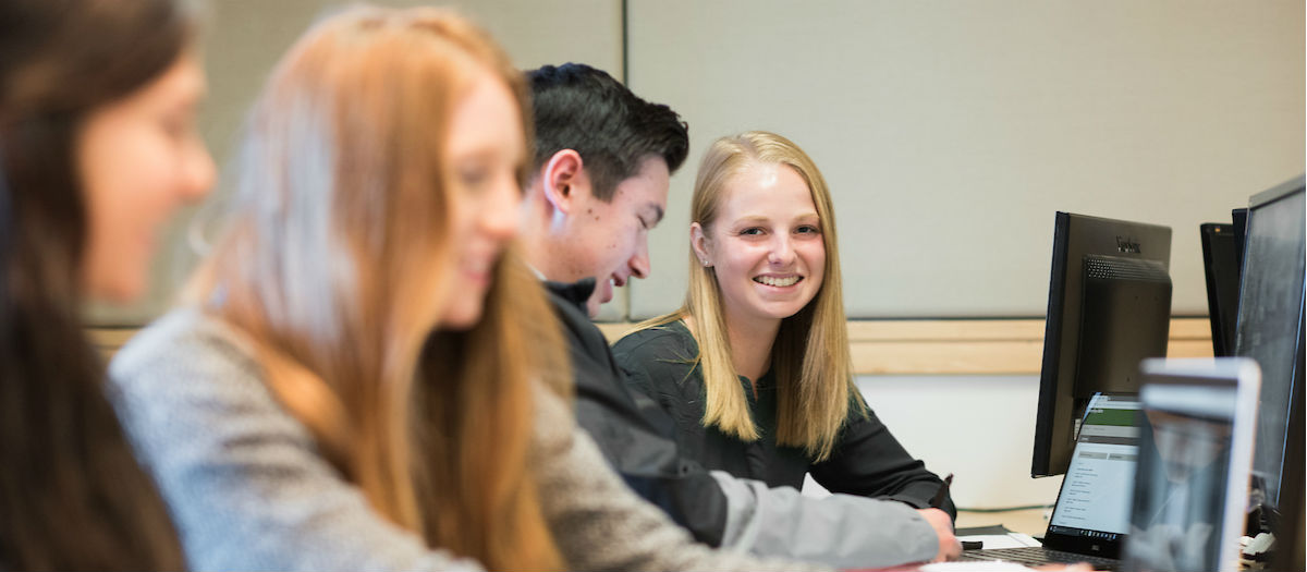 Students in class