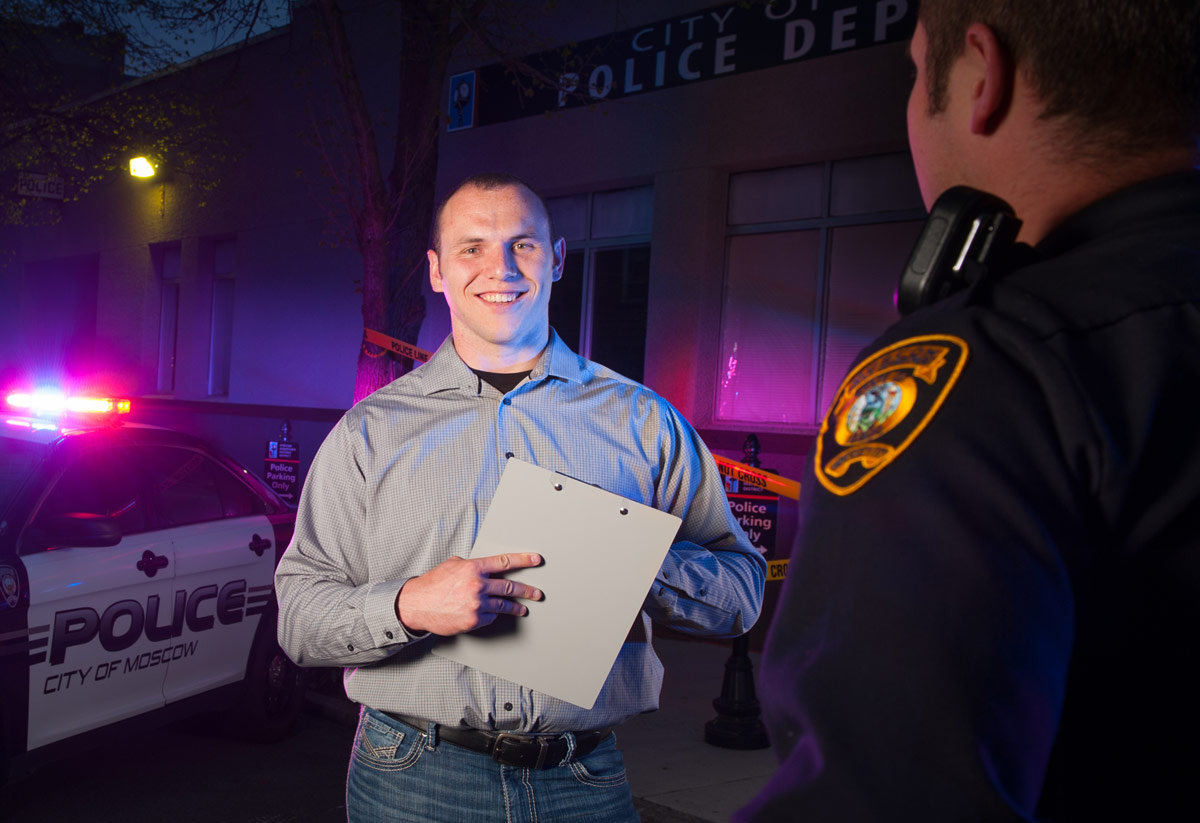 Garrett Salladay and another police officer.