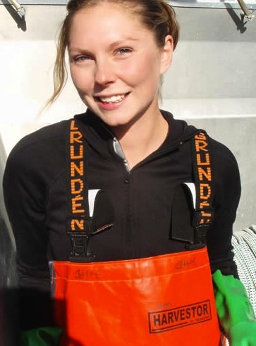 Katherine Carscallen in the gear.