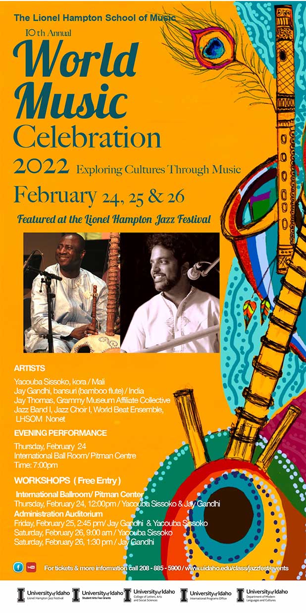 World Music Celebration poster graphic