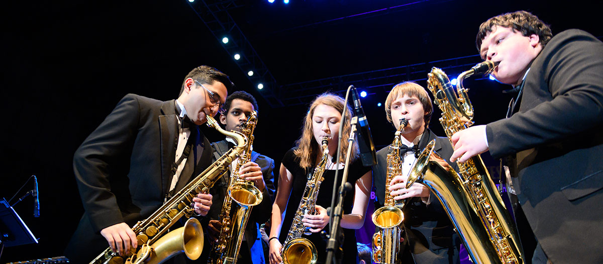 Saxophone players