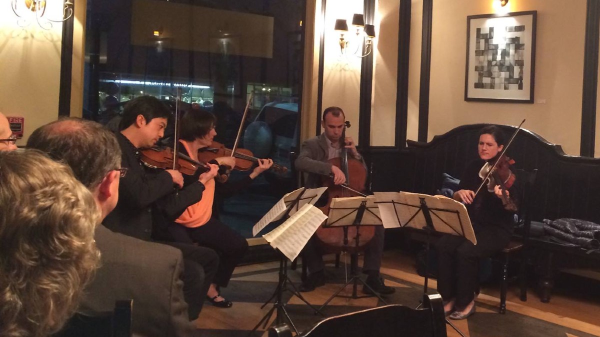 Donor Event at Bloom Café with the Jupiter String Quartet