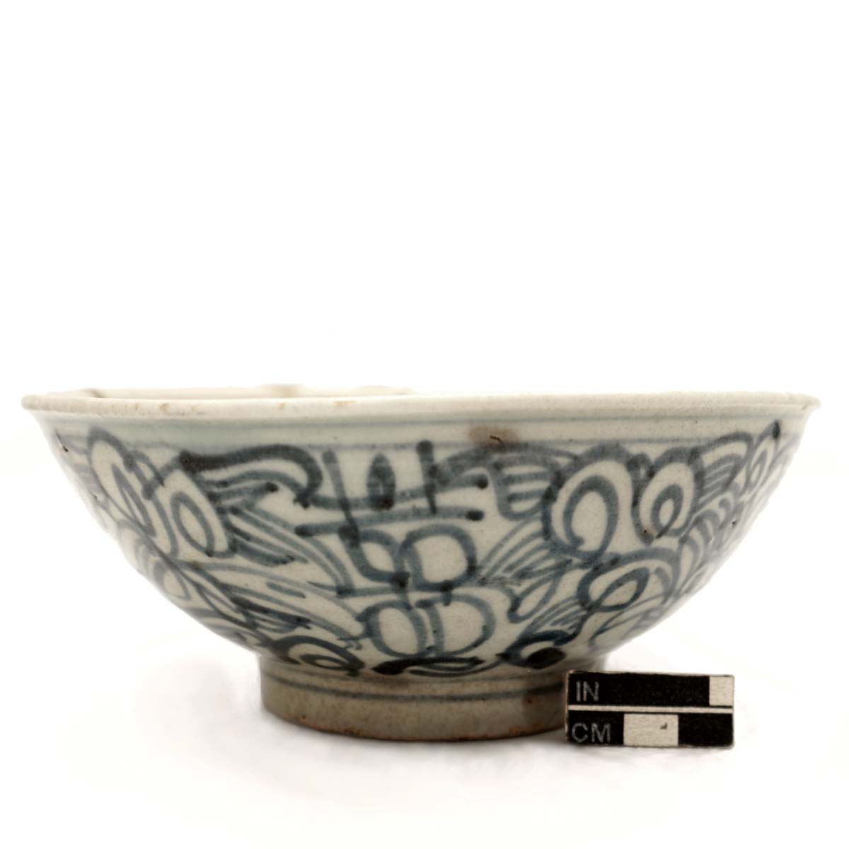 Rice bowl, "Double Happiness" pattern, porcelain.