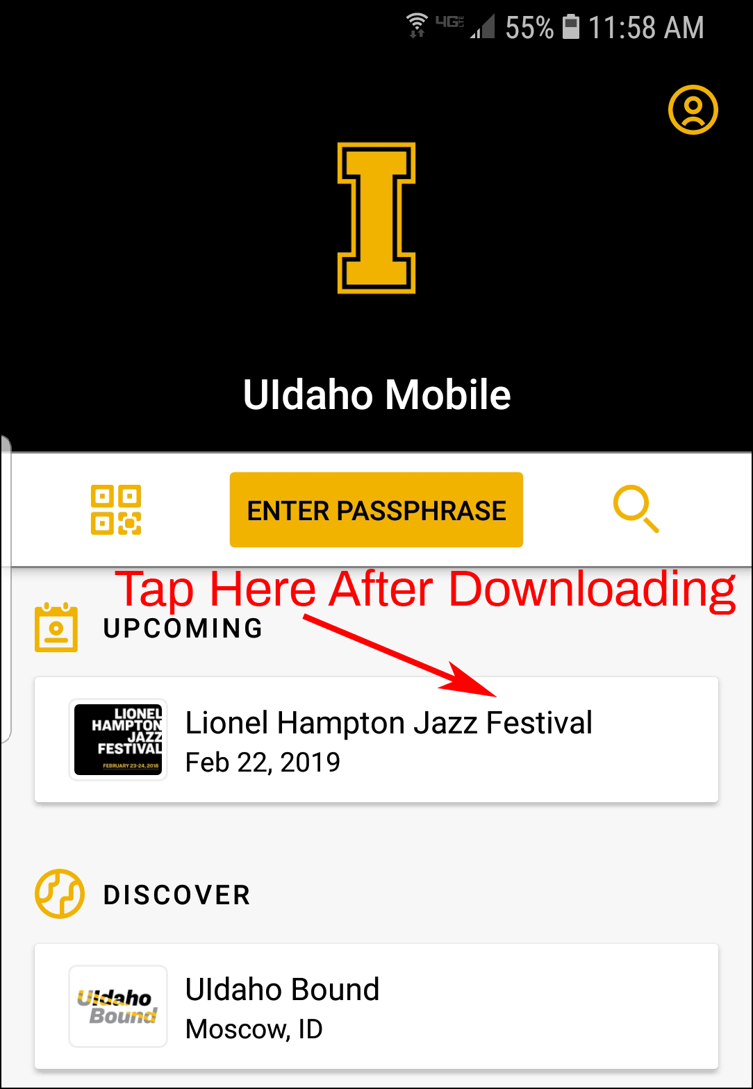Jazz Fest Mobile App Screenshot Jazz Fest Mobile App Screenshot