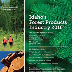Station Bulletin 104: Idaho's forest products industry 2016