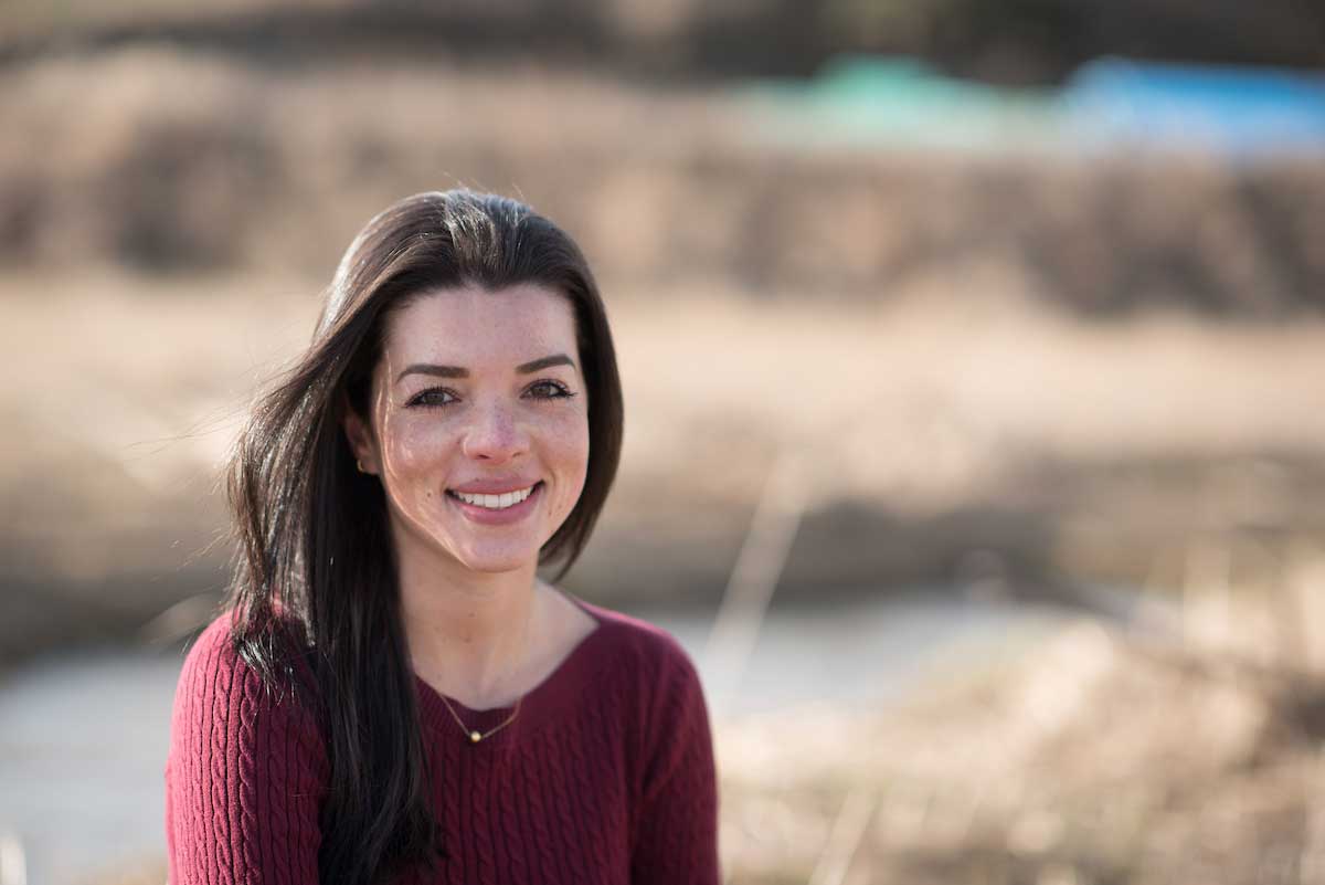 Paola Stramandinoli Branco, pictured, plans to return to Mozambique after earning her master’s degree from U of I. She plans to open a veterinary center there.