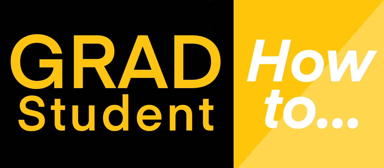 Grad Student How to... logo