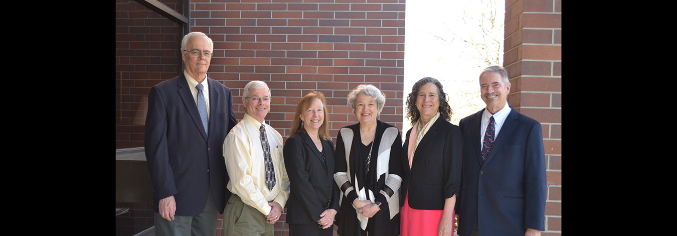 Professors Mark Anderson, Ben Beard, Barb Cosens, Maureen Laflin, Monique Lillard, and Jack Miller