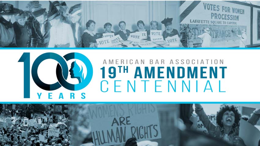 Nineteenth amendment centennial