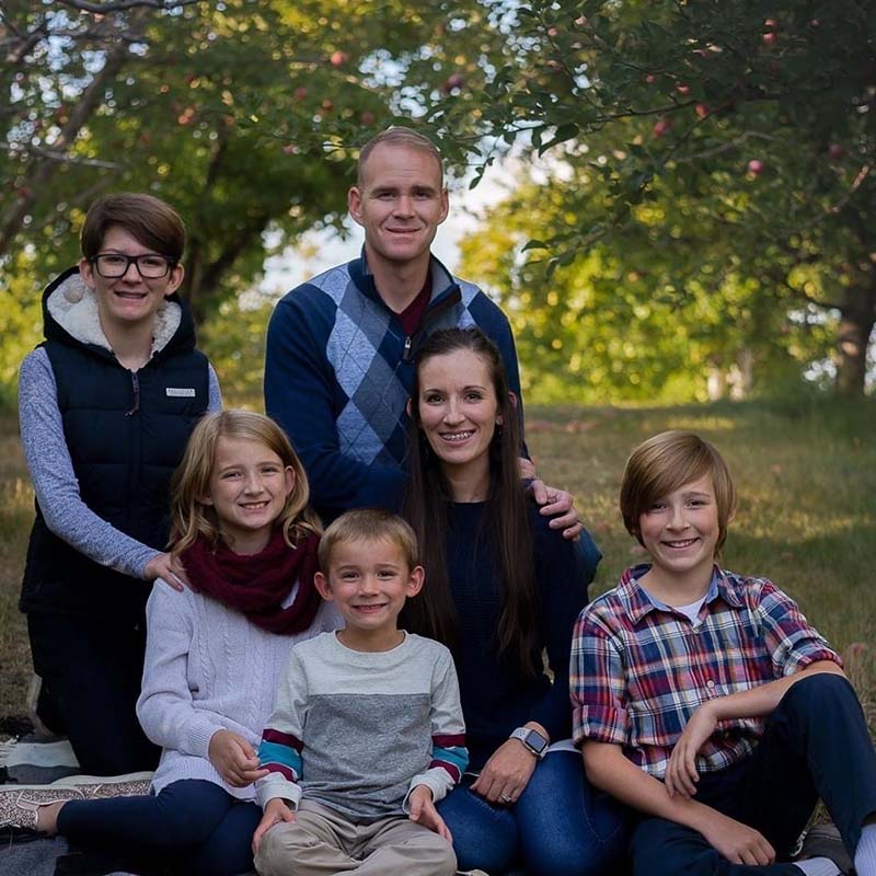 SSgt Michael Clark and family