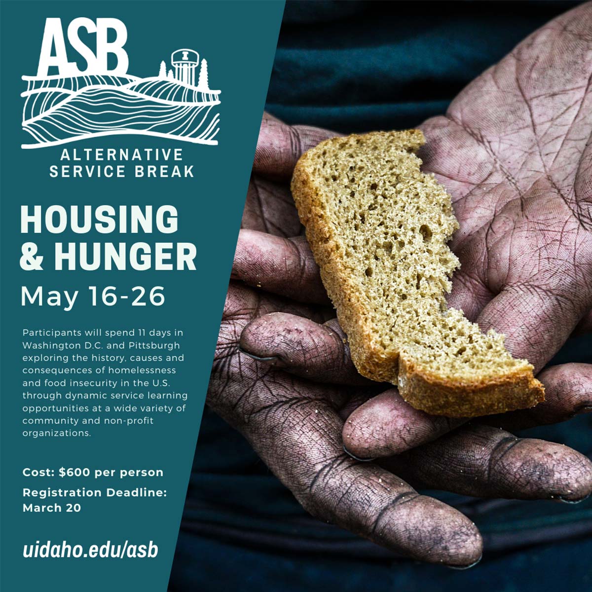 Register for our summer 2022 ASB trip Housing and Hunger!