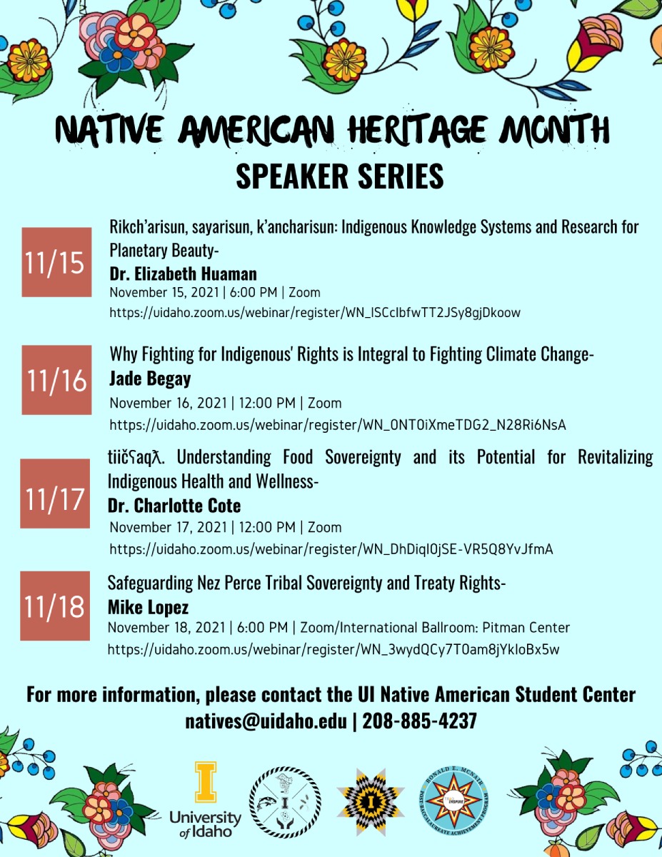 Native American Heritage Flyer
