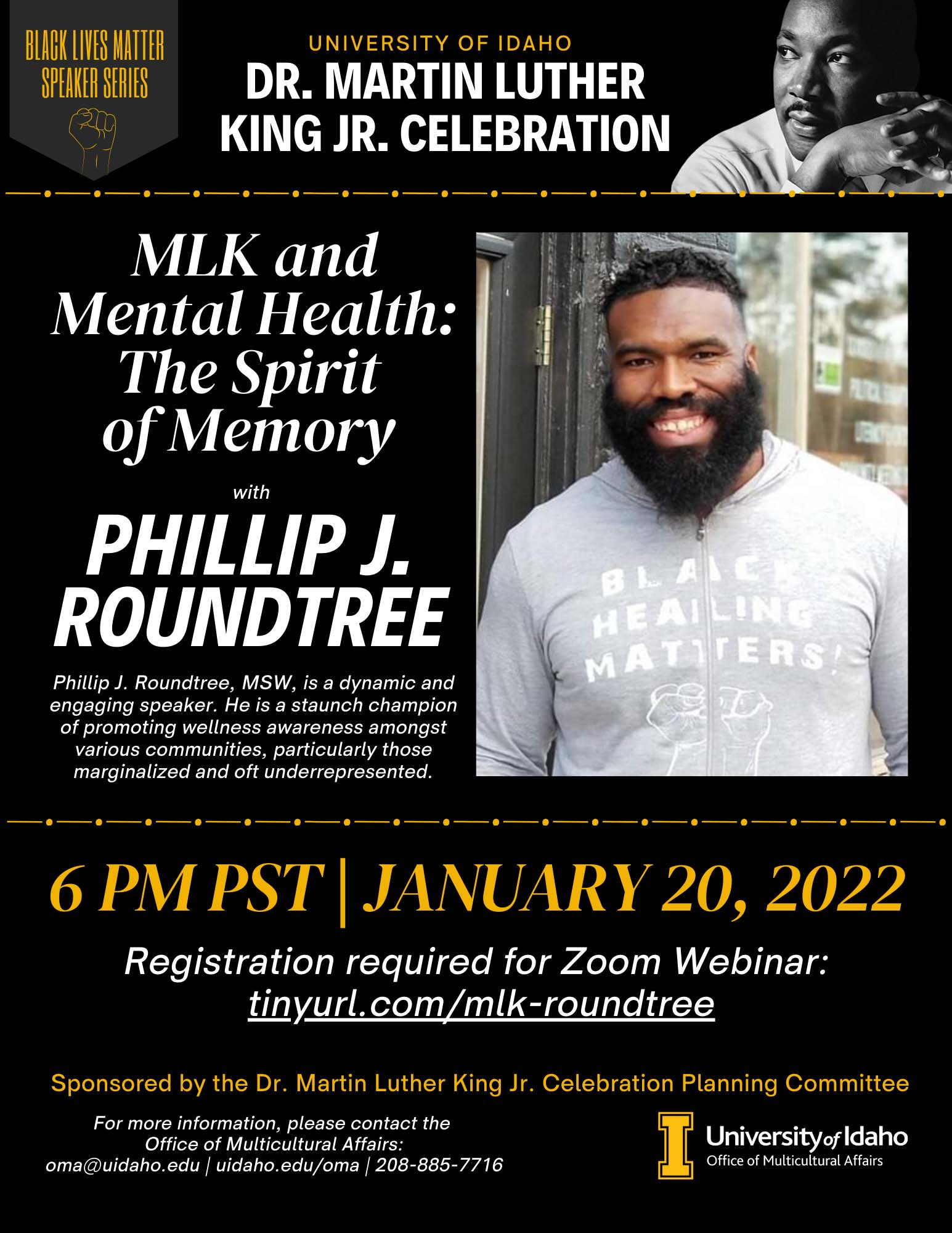 Dr. MLK 2022 Keynote Address by Phillip J. Roundtree