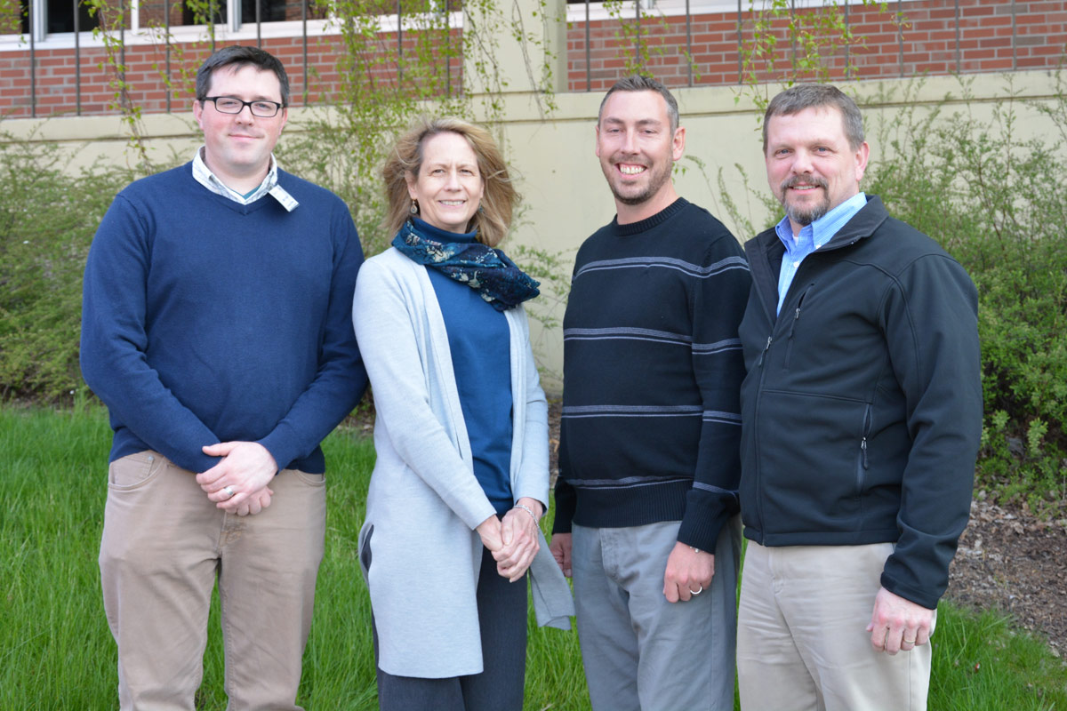 David Watkins, Lynne Chicoine, Luke Landriani and Dave Kuisti