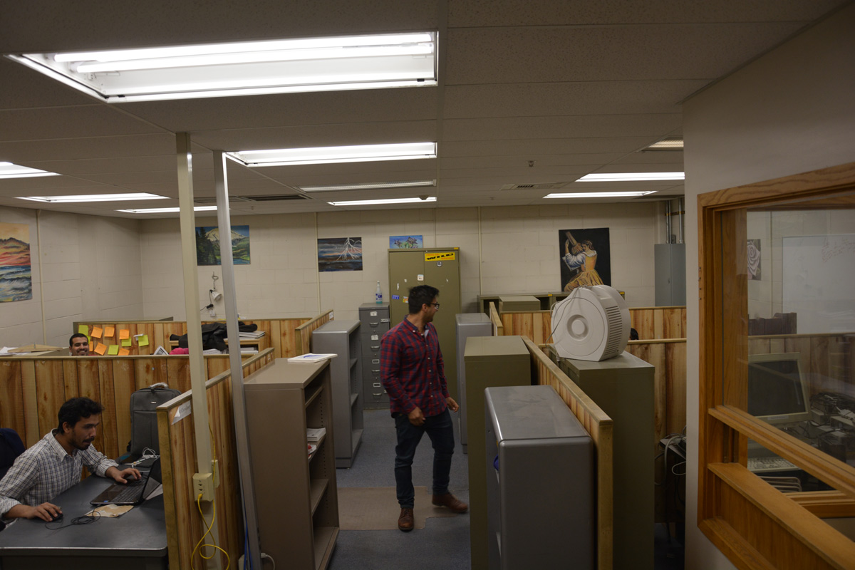 The old graduate student offices