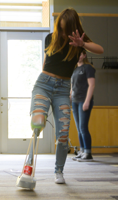 Zombie got my leg! WIE Day Challenge Fall 2019