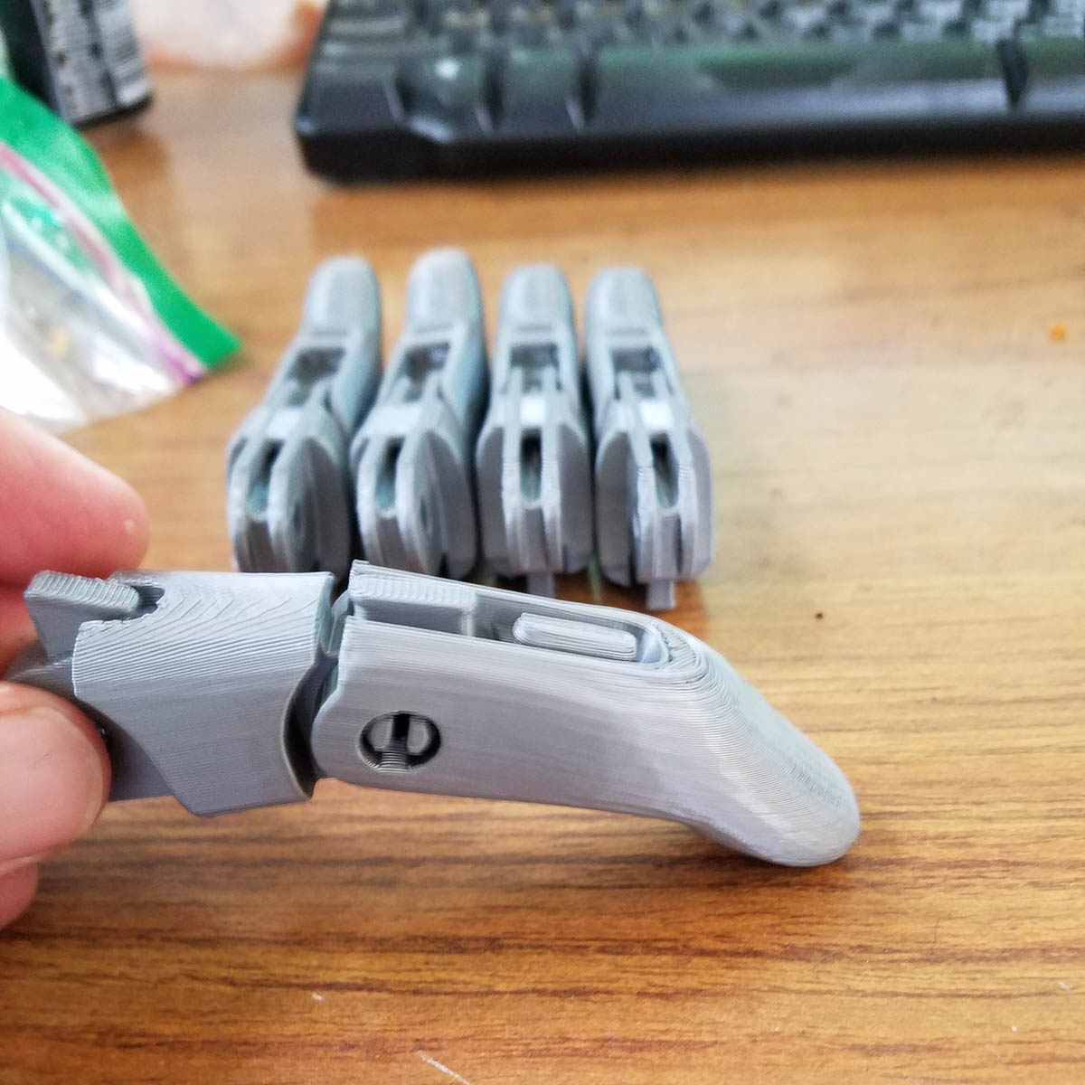 Designs provided through E-NABLE are meant to be easily 3D printed and lightweight.