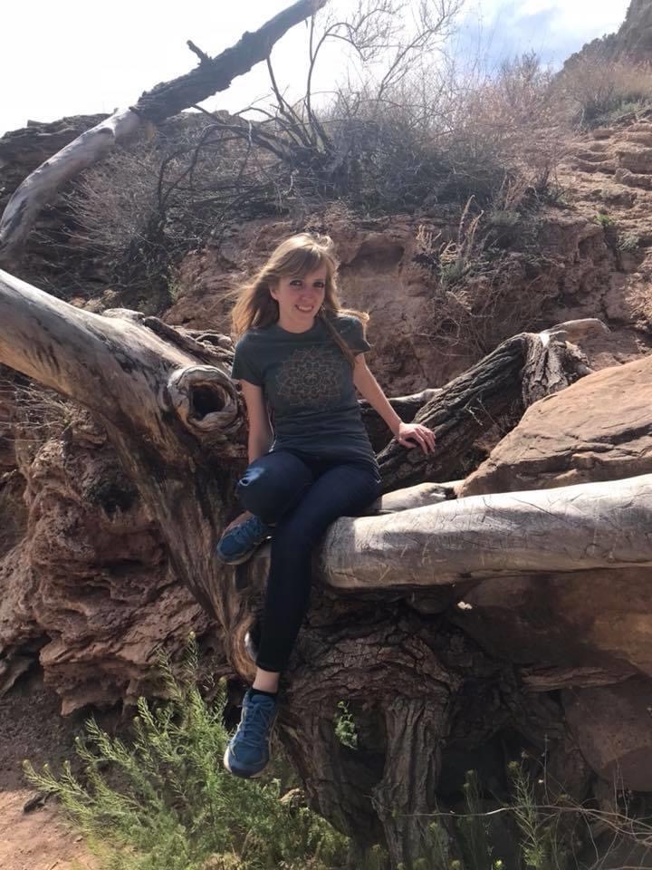 Kristen Geddes Hiking in New Mexico