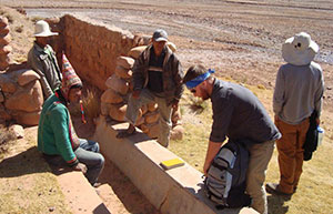 Nate Suhr with Engineers without borders in Chiwirapi, Bolivia Nate Suhr with Engineers without borders in Chiwirapi, Bolivia